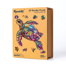 Carica l&#39;immagine nel visualizzatore di Gallery, Puzzle in Legno Adulti - Tartaruga marina