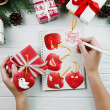 Carica l&#39;immagine nel visualizzatore di Gallery, Decorazioni a Cuore per Albero di Natale Set di 10 pezzi