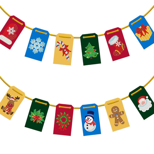 Ornamento per Albero di Natale con luci LED Set di 10 pezzi