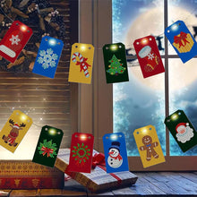 Carica l&#39;immagine nel visualizzatore di Gallery, Decorazione per Albero di Natale con luci LED Set di 10 pezzi
