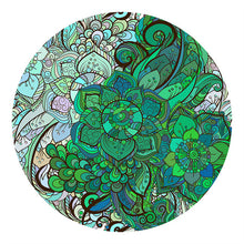 Carica l&#39;immagine nel visualizzatore di Gallery, Puzzle 2D in legno - Fiori Verdi