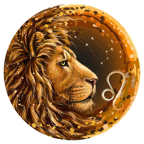 Puzzle 2D in legno - Leone Leo
