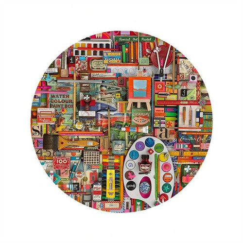 Puzzle 2D in legno - Collage Artistico