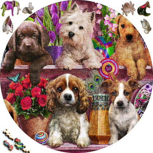 Puzzle 2D in legno - Festa dei Cuccioli