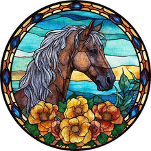 Carica l&#39;immagine nel visualizzatore di Gallery, Puzzle 2D in legno - Fiori per uno Stallone