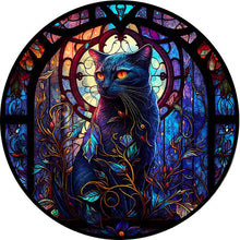 Carica l&#39;immagine nel visualizzatore di Gallery, Puzzle 2D in legno - Ombra del Gatto di Mezzanotte