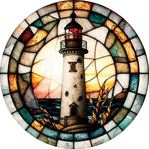 Puzzle 2D in legno - Faro all'alba