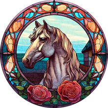 Carica l&#39;immagine nel visualizzatore di Gallery, Puzzle 2D in legno - Cavallo Bianco