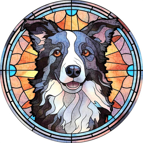 Puzzle 2D in legno - Border Collie