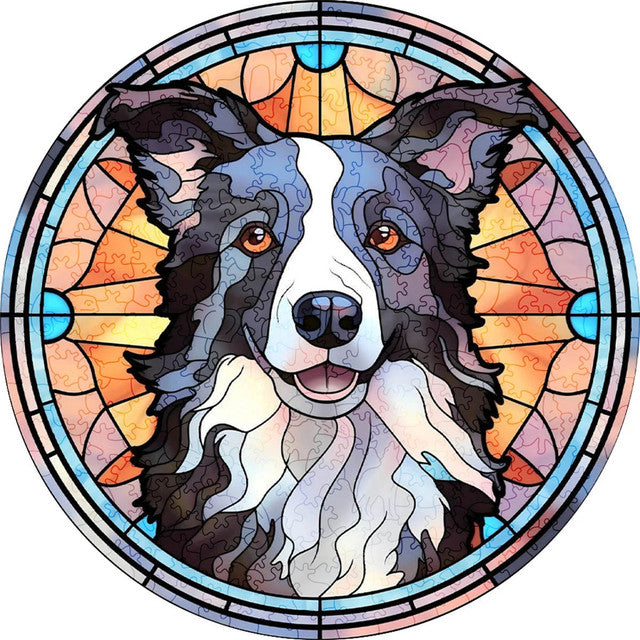 Puzzle 2D in legno - Border Collie