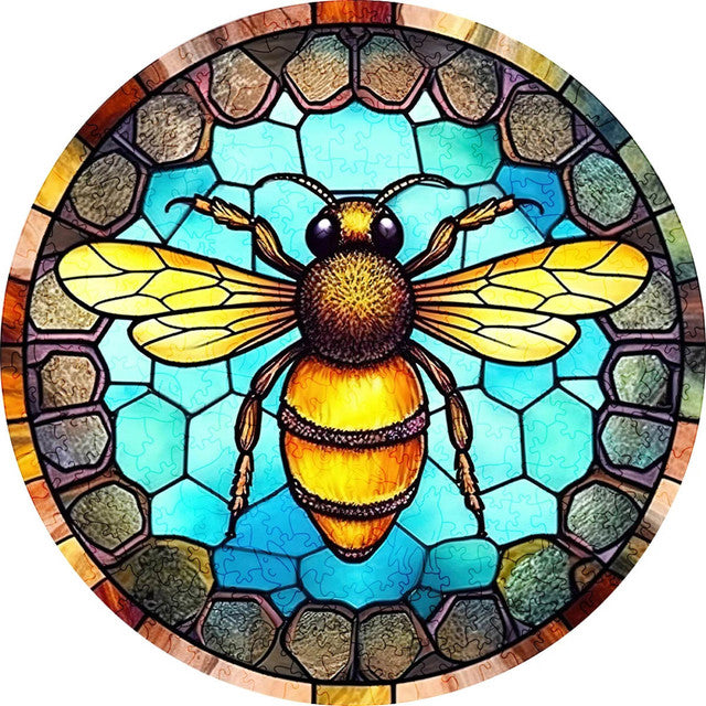 Puzzle 2D in legno - Ape Dorata