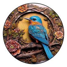 Carica l&#39;immagine nel visualizzatore di Gallery, Puzzle 2D in legno - Uccello Azzurro