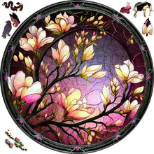 Carica l&#39;immagine nel visualizzatore di Gallery, Puzzle 2D in legno - Fiore di ciliegio