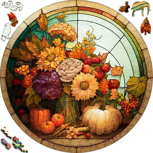 Puzzle 2D in legno - Esposizione Autunnale