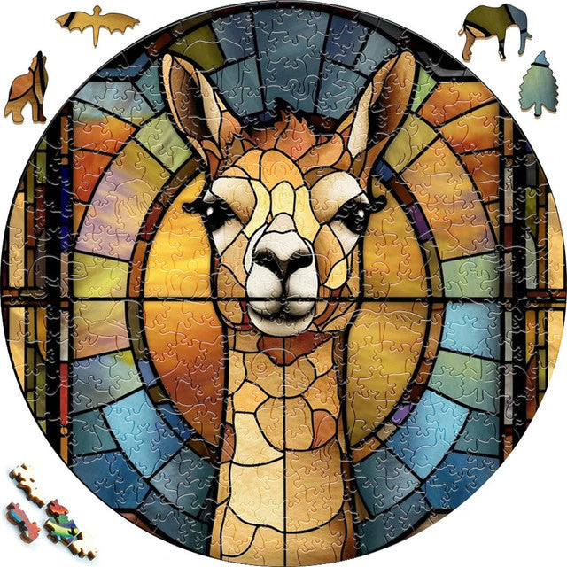 Puzzle 2D in legno - Lama