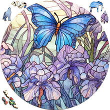 Carica l&#39;immagine nel visualizzatore di Gallery, Puzzle 2D in legno - Farfalla Fresca