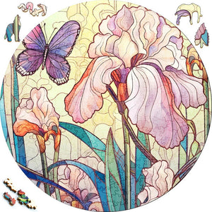 Puzzle 2D in legno - Orchidee Leggere