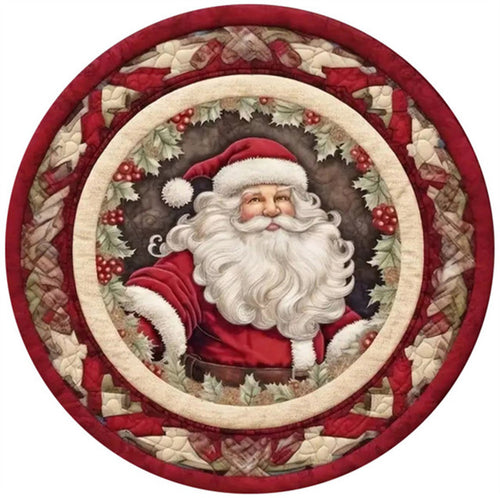 Puzzle 2D in legno - Ornamento di Babbo Natale