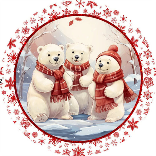 Puzzle 2D in legno - Orsi Invernali