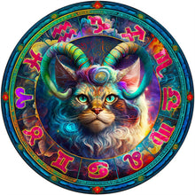 Carica l&#39;immagine nel visualizzatore di Gallery, Puzzle 2D in legno - Gatto Ariete