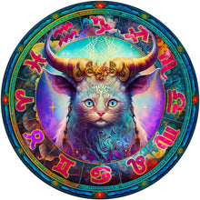Carica l&#39;immagine nel visualizzatore di Gallery, Puzzle 2D in legno - Toro Gatto