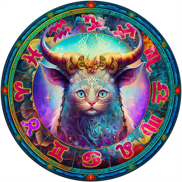 Puzzle 2D in legno - Toro Gatto