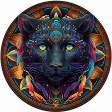 Carica l&#39;immagine nel visualizzatore di Gallery, Puzzle 2D in legno - Gatto Africano