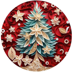 Puzzle 2D in legno - Natale Fiorito