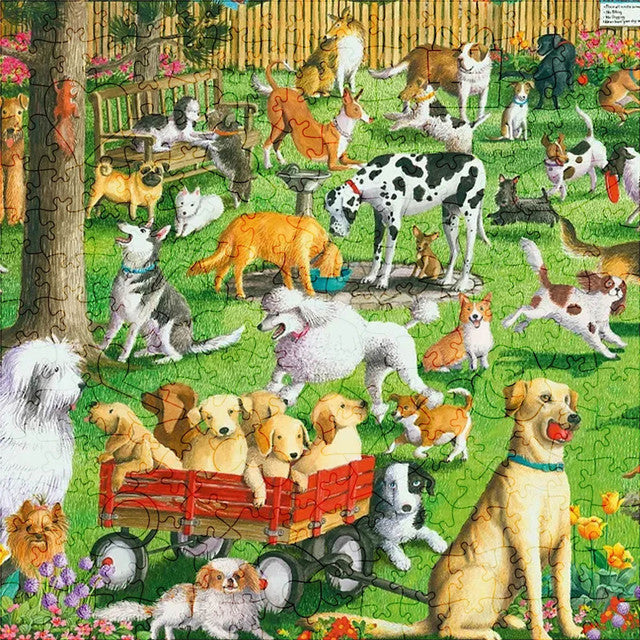 Puzzle 2D in legno - Cani