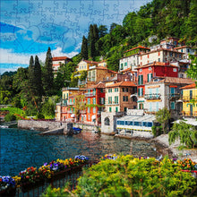 Carica l&#39;immagine nel visualizzatore di Gallery, Puzzle 2D in legno - Paese sul Lago