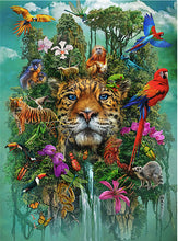 Carica l&#39;immagine nel visualizzatore di Gallery, Puzzle 2D in legno - Leopardo della Giungla