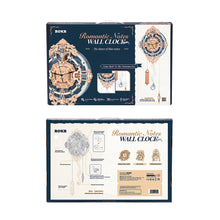 Carica l&#39;immagine nel visualizzatore di Gallery, Puzzle 3D - Orologio da parete romantico