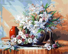 Carica l'immagine nel visualizzatore di Gallery, Dipingere con i numeri - Fiori E Teschio
