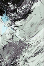 Carica l'immagine nel visualizzatore di Gallery, Dipingere con i numeri - Bianco E Nero Astratto