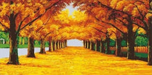 Carica l'immagine nel visualizzatore di Gallery, Dipingere con i numeri - Alberi E Sole
