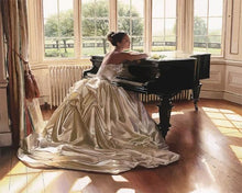 Carica l'immagine nel visualizzatore di Gallery, Dipingere con i numeri - Ambizione Di Un Giovane Pianista