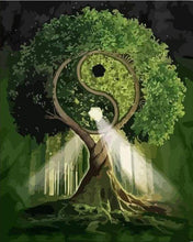 Carica l'immagine nel visualizzatore di Gallery, Dipingere con i numeri - Albero Ying Yang