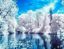 Carica l'immagine nel visualizzatore di Gallery, Dipingere con i numeri - Alberi In Primavera