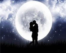 Carica l'immagine nel visualizzatore di Gallery, Dipingere con i numeri - Bacio Romantico E Luna Piena