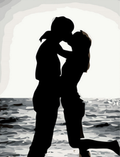 Carica l'immagine nel visualizzatore di Gallery, Dipingere con i numeri - Bacio Romantico