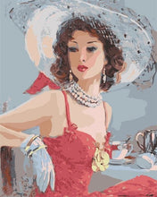 Carica l'immagine nel visualizzatore di Gallery, Dipingere con i numeri - Signora Elegante