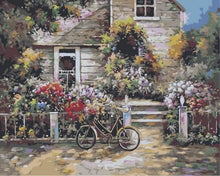 Carica l'immagine nel visualizzatore di Gallery, Dipingere con i numeri - Biciclette Davanti Casa