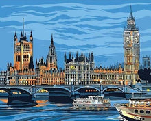 Carica l'immagine nel visualizzatore di Gallery, Dipingere con i numeri - Palazzo di Westminster