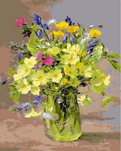 Carica l'immagine nel visualizzatore di Gallery, Dipingere con i numeri - Mazzo di fiori gialli