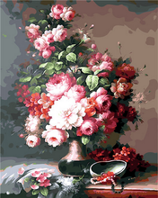 Carica l'immagine nel visualizzatore di Gallery, Dipingere con i numeri - Bouquet Di Fiori Sul Tavolo