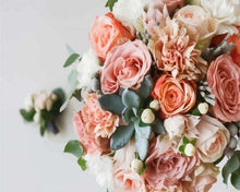 Carica l'immagine nel visualizzatore di Gallery, Dipingere con i numeri - Bouquet Di Rose Rosa