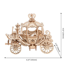 Carica l&#39;immagine nel visualizzatore di Gallery, Puzzle 3D - Carrozza delle Fiabe