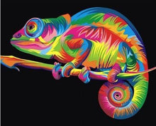 Carica l'immagine nel visualizzatore di Gallery, Dipingere con i numeri - Camaleonte Pop Art
