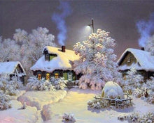 Carica l'immagine nel visualizzatore di Gallery, Dipingere con i numeri - Chalet Sulla Neve