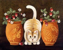 Carica l'immagine nel visualizzatore di Gallery, Dipingere con i numeri - Gatto E Vasi